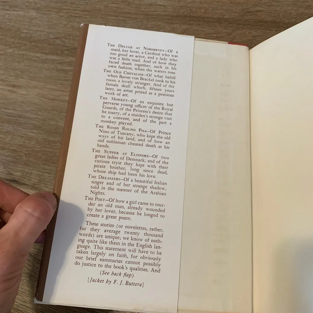 1934 Vintage Seven Gothic Tales Isak Dinesen Hardcover Book Dust Jacket Gothic
